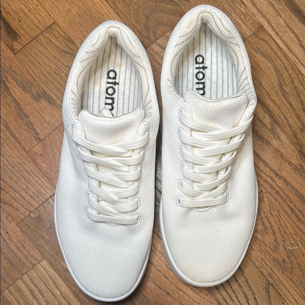 Atoms- All-White Sneakers